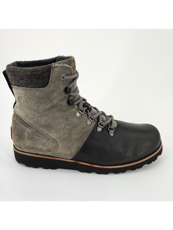 UGG Halfdan Men’s 10 S Boots Leather Grey Casual 1017286 main image 5